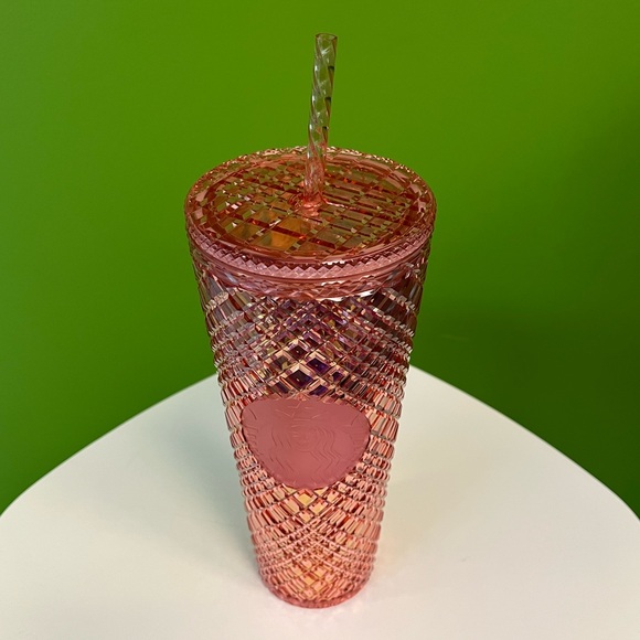 NEW! Starbucks 2021 Limited Edition Christmas Tumbler- Peach - Picture 4 of 6